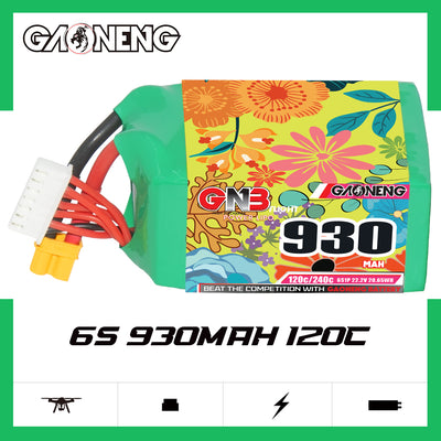 Gaoneng GNB 930mAh 22.2V 6S 120C Lipo Battery - XT30
