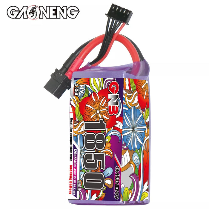 Gaoneng GNB 1850mAh 15.2V 4S HV 120C Lipo Battery - XT60