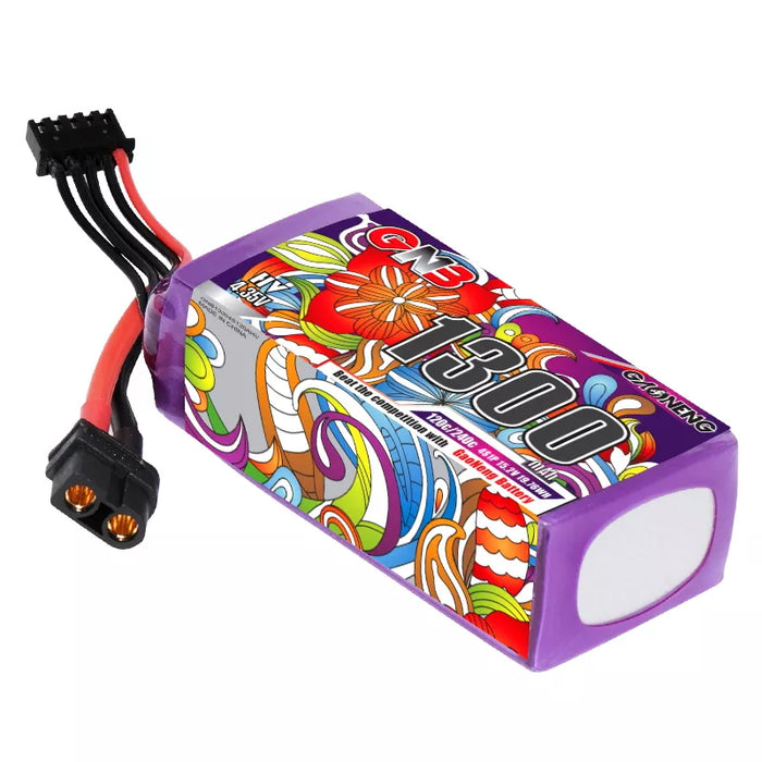 Gaoneng GNB 1300mAh 15.2V 4S HV 120C Lipo Battery - XT60