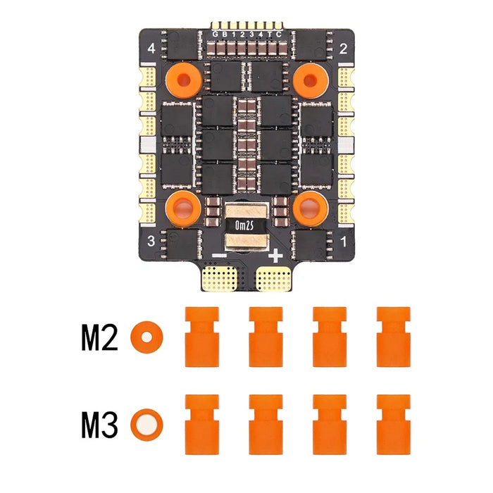 HAKRC HK3220 60A BLheli_32 2-8S 4in1 ESC - 20x20mm