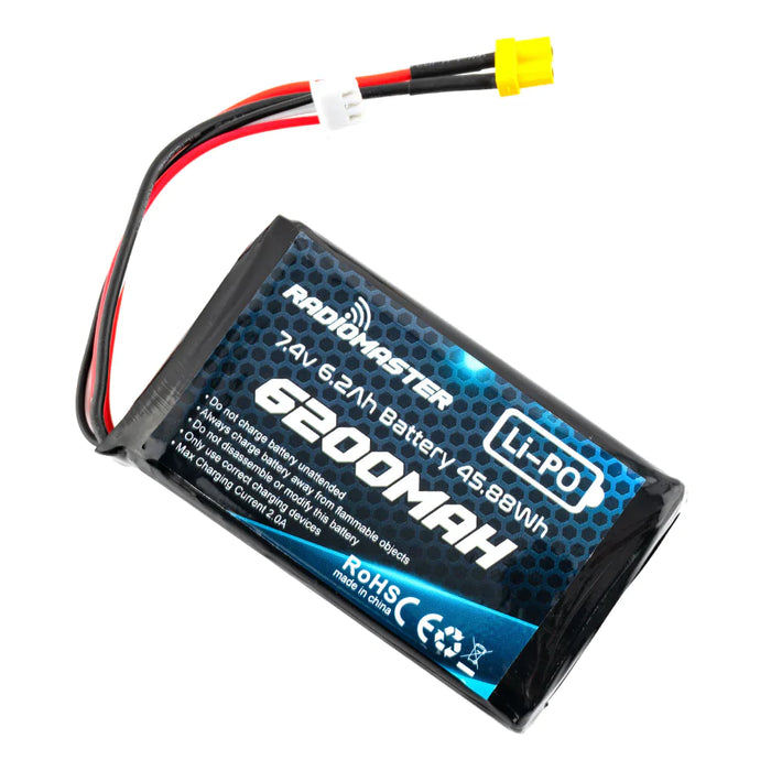 RadioMaster 6200mah 2S Lipo Transmitter Battery For TX16s and Boxer