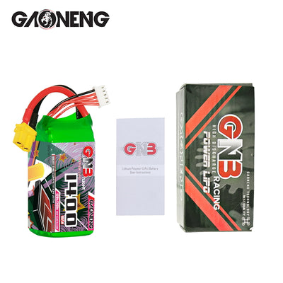 Gaoneng GNB 1400mAh 14.8V 4S 120C Lipo Battery - XT60