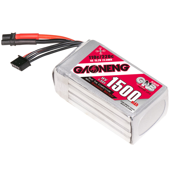 Gaoneng GNB 1500MAH 15.2V 4S 110C HV Lipo Battery - XT30