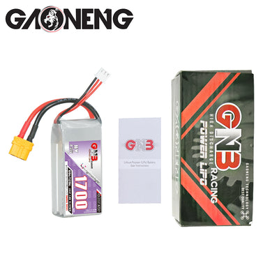 Gaoneng GNB 1700mAh 7.6V 2S 60C HV Lipo Battery - XT30