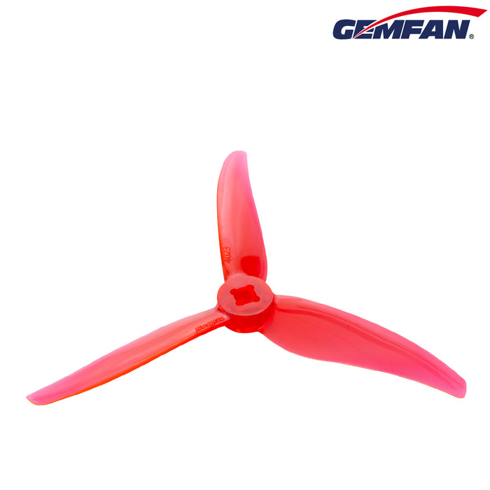 GEMFAN Hurricane 4023 3-BLADE 4" Durable PROP 2CW 2CCW (CHOOSE COLOR)