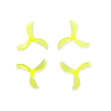 BeeDrone Azi Micro Props Tri-Blade - 1.0mm Shaft - 40mm - (2CW+2CCW) - Choose Color