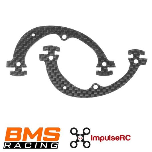 BMSRACING JS-1 CAGE PLATE CF 1.5MM (2 PACK)