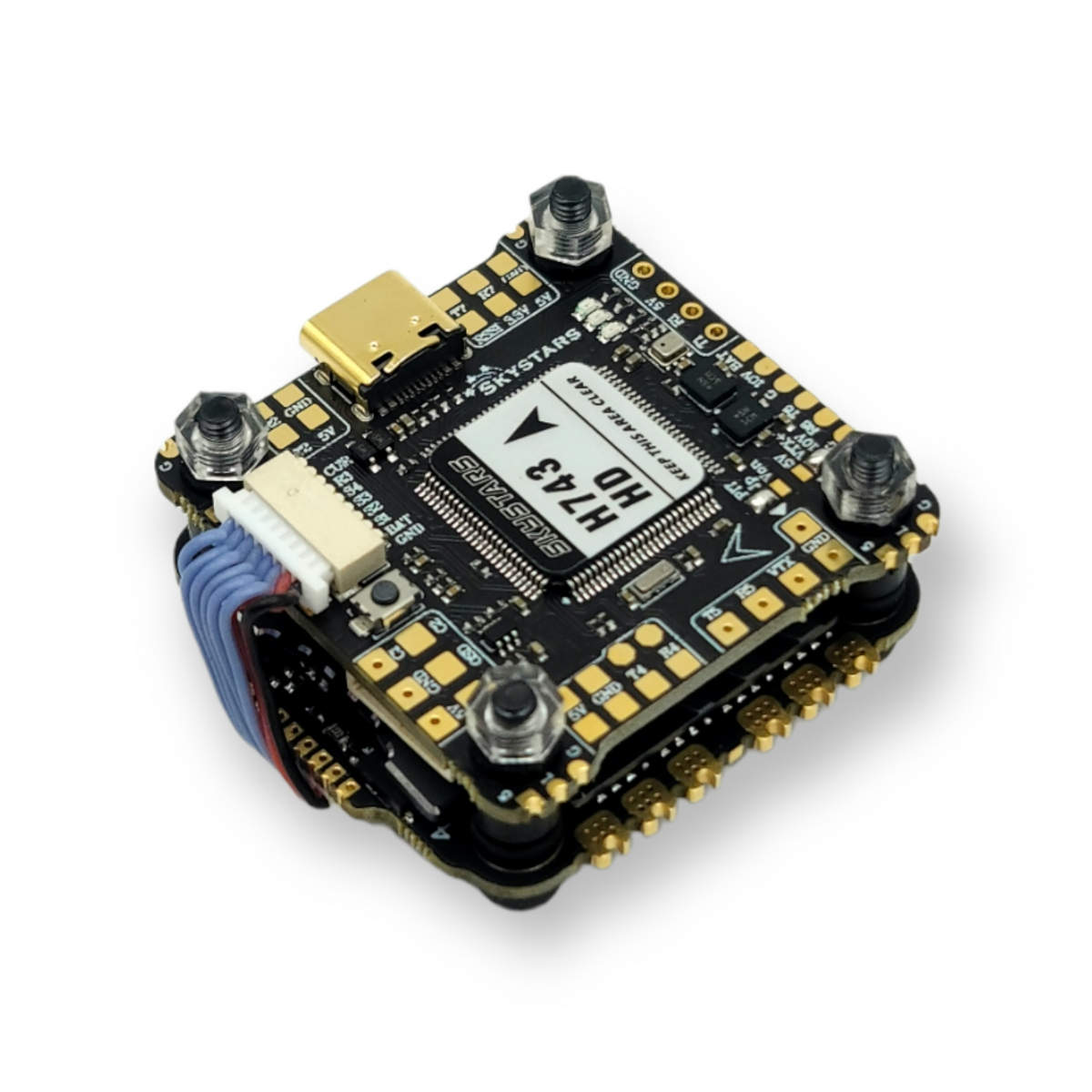 Skystars H743 Dual BMI270 Gyro Flight Controller and KM60 60A Blheli-32 ...