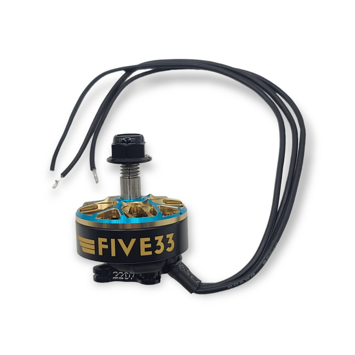 Five33 2207 "Champions Edition" 2070KV Brushless FPV Drone Motor - 1 Pc.