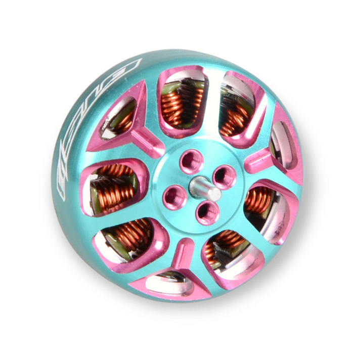 RCINPOWER GTS V3 1804 3450KV Brushless FPV Drone Motor - Teal Blue/Pink