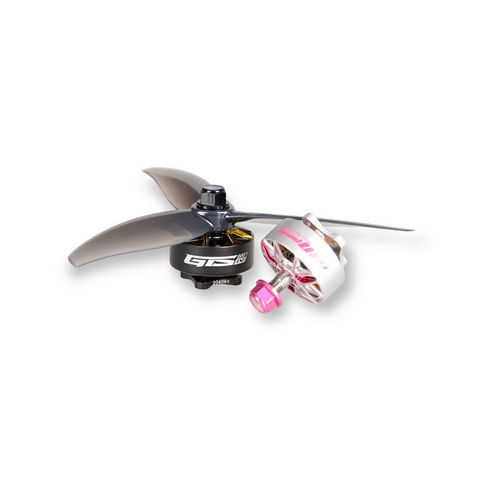 RCINPOWER GTS V4 2207 2040KV Brushless FPV Drone Motor - Silver/Pink