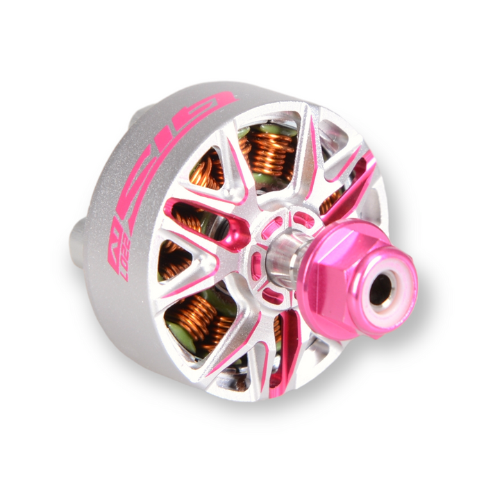 RCINPOWER GTS V4 2207 2040KV Brushless FPV Drone Motor - Silver/Pink