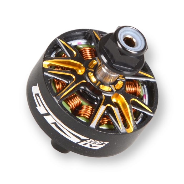 RCINPOWER GTS V4 2207 1960KV Brushless FPV Drone Motor - Black/Gold