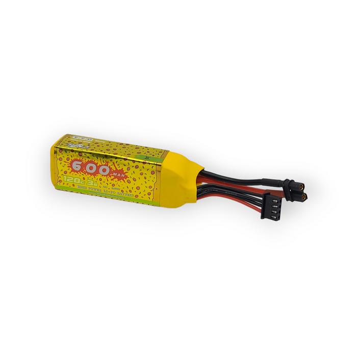 CNHL 600mAh 11.1V 3S 120C Speedy Pizza V2 Lipo Battery - XT30