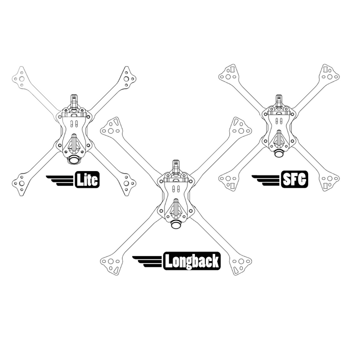 Five33 Switchback Pro 5" FPV Racing Drone Frame Body Kit