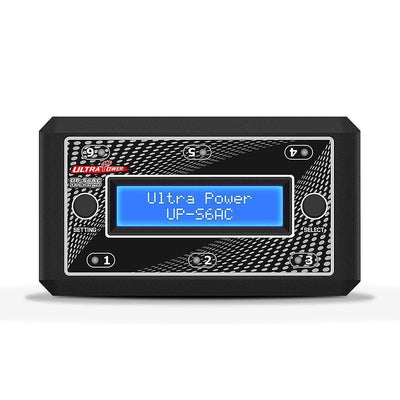 Ultra Power UP-S6AC 6x4.35W AC/DC 1S LiPo/LiHV Whoop Battery Charger w/ Micro MX, PH2.0, JST