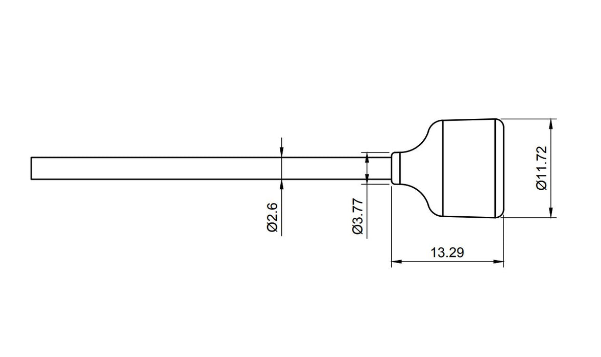 TrueRC Singularity 5.8 SMA 90 Degree Long Antenna LHCP