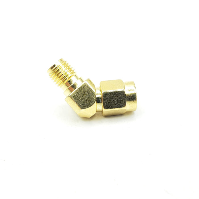 45 Degree RP-SMA To SMA Adapter