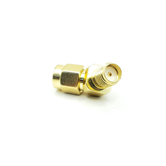 45 Degree RP-SMA To SMA Adapter