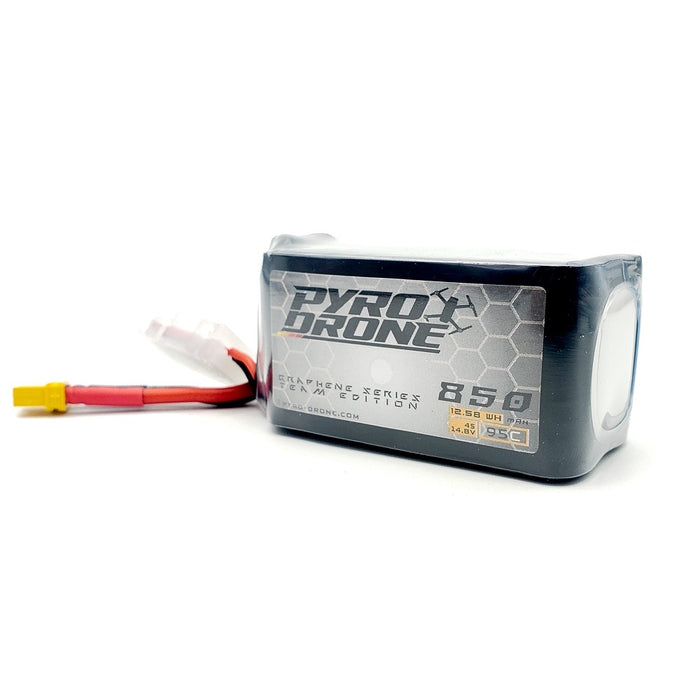 Pyrodrone Graphene 850mAh 4S 14.8V 95C Lipo Battery - XT30