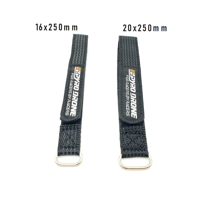 Pyrodrone Kevlar Battery Strap W/ Woven Rubber Grip & Metal Buckle - 250x16mm