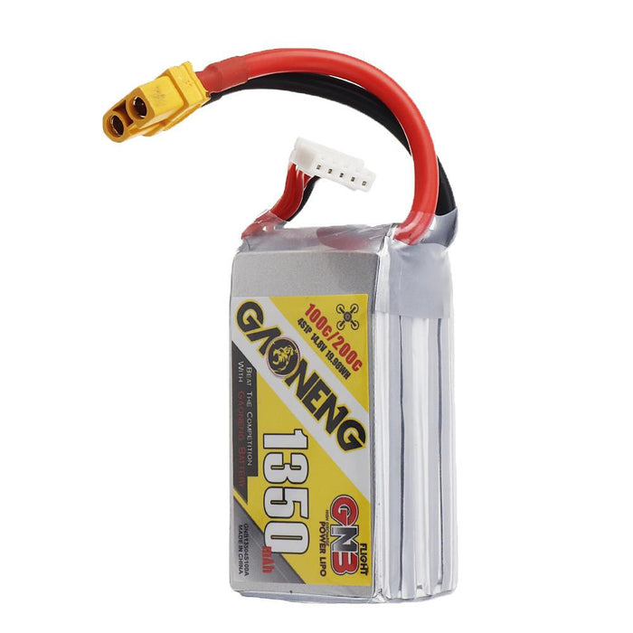 Gaoneng GNB 1350mAh 14.8v 4S 100C Lipo Battery - XT60