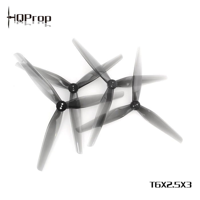 HQ Prop T6X2.5X3 Tri-Blade 6" Prop Grey - (2CW+2CCW)