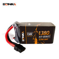 Bonka U2 Ultra Light 1380mAh 6S 22.2V 150C FPV Racing LiPo Battery