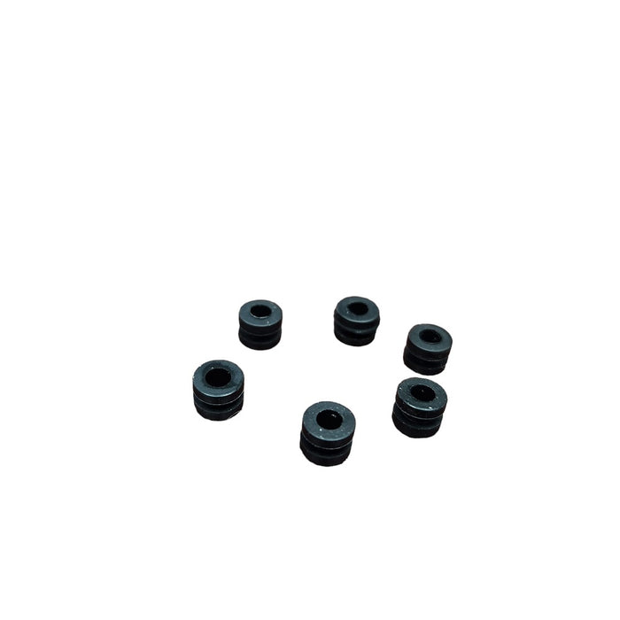 Soft Mount FC Rubber Grommet Damper Kit (6 Pcs.) - Choose Color