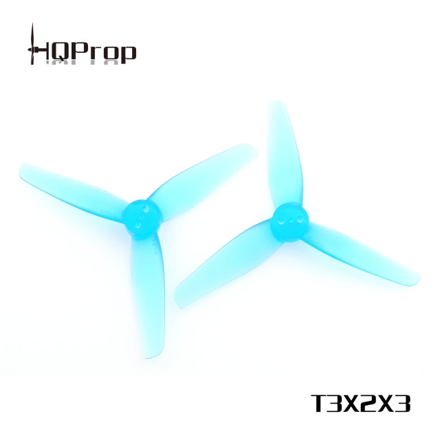 HQ Durable Prop T3x2x3 3" 2MM T-Mount- (2CW+2CCW) Poly Carbonate - Choose Color