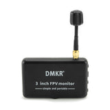 DMKR LS-5804 5.8G FPV Monitor 40CH 3 Inch LCD Display 16:9 NTSC/PAL
