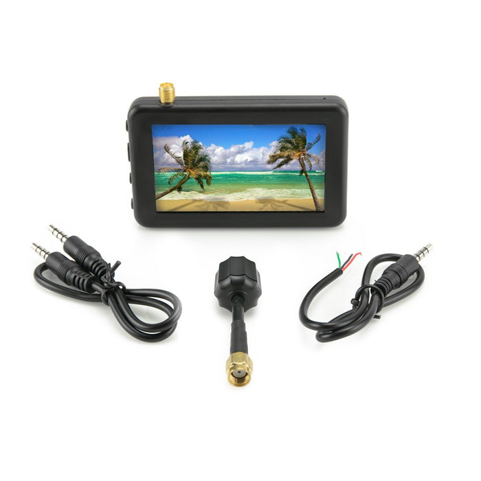 DMKR LS-5804 3 Inch Mini FPV LCD Monitor 5.8G 40CH 16:9 NTSC/PAL