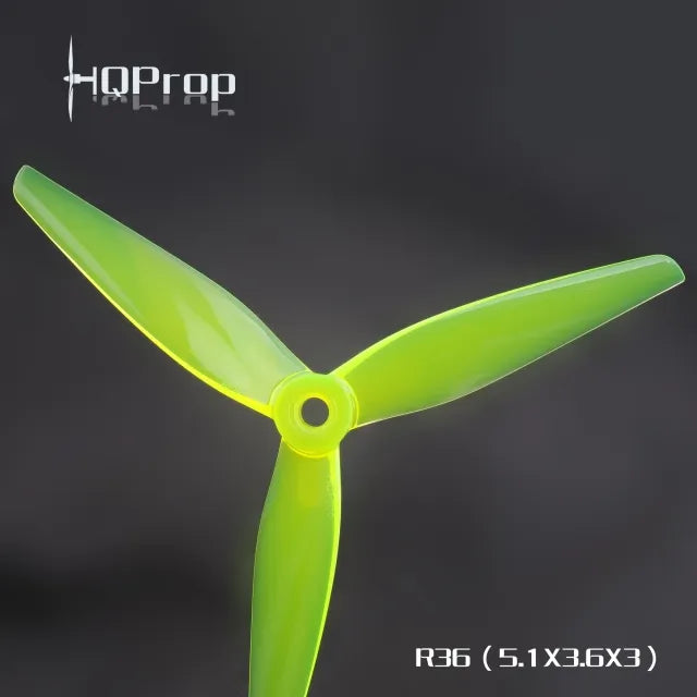 HQ Prop R36 5136 5.1" Racing Propeller (2CCW+2CW) - Poly Carbonate - Choose Color