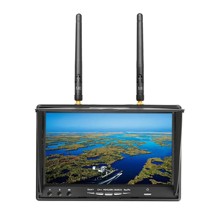 Eachine LCD5802D 5.8G FPV Monitor with DVR 40CH 7 Inch LCD Display 16:9 NTSC/PAL