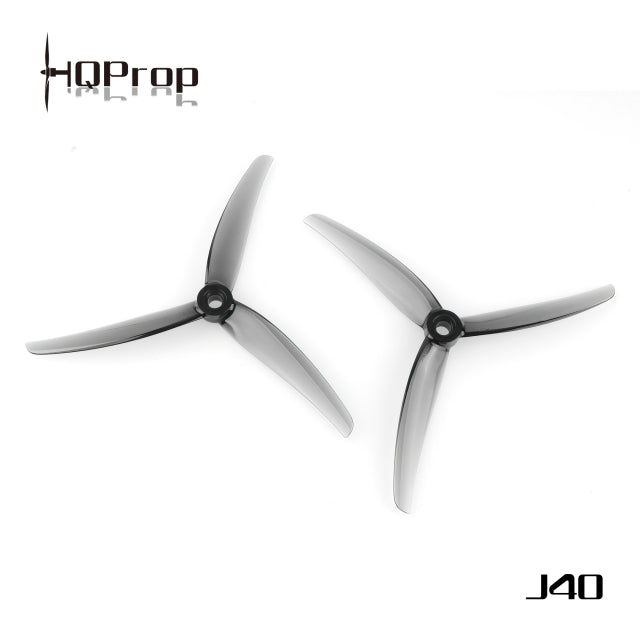 HQ Prop J40 5.1x4x3 Poly Carbonate FPV Drone Propellers (2CW+2CCW) - Choose Color