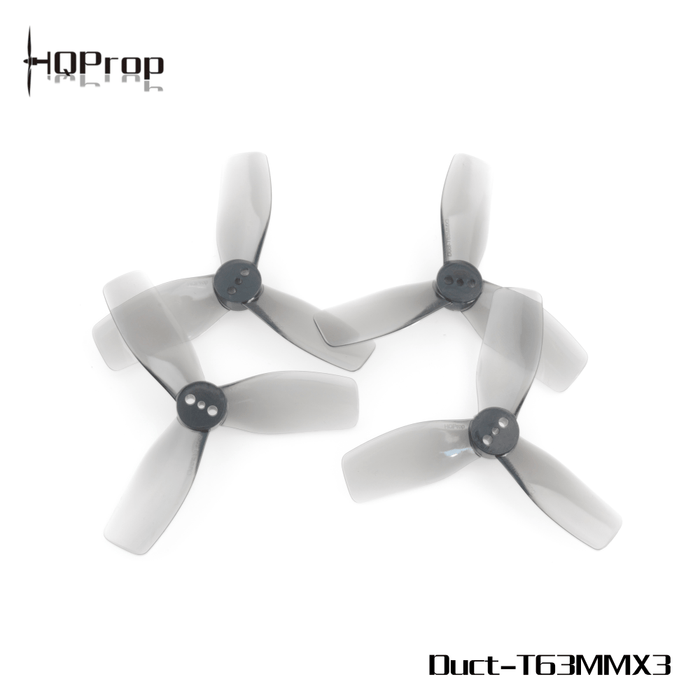 HQProp Durable T63MMX3 Tri-Blade 63mm Cinewhoop Prop (2CW + 2CCW)