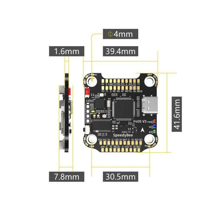 SpeedyBee F405 V3 Flight Controller - 30x30mm