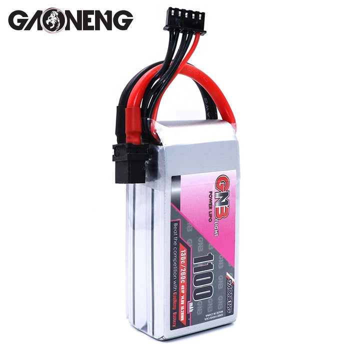 Gaoneng GNB 14.8V 1100MAH 130/260C 4S LIPO BATTERY - JST/XT60