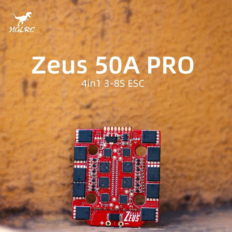 HGLRC Zeus 50A Pro 3-8S BLHeli_S 4in1 ESC - 20x20