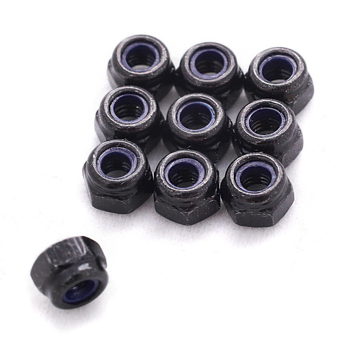 Armattan Beaver Replacement M2 Nylon Insert Lock Nut - Black Anodized (10 pieces)