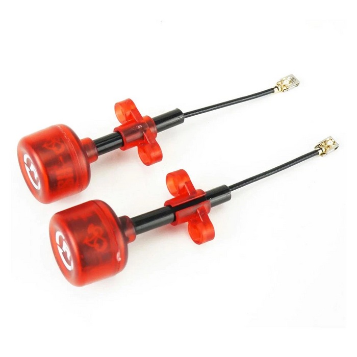 RUSHFPV Cherry 5.8GHz U.FL Lock Antenna 2 Pack - Red (RHCP orLHCP)